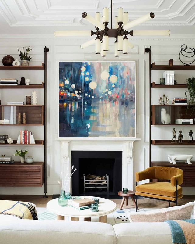 Wall Art Luminous Bokeh City Night