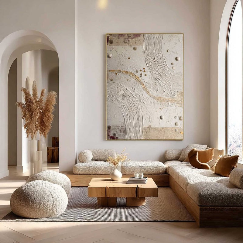 Wall Art Minimalist 3D Bubble Abstract Flowing