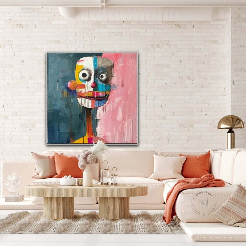 Wall Art Colorful Abstract Portrait