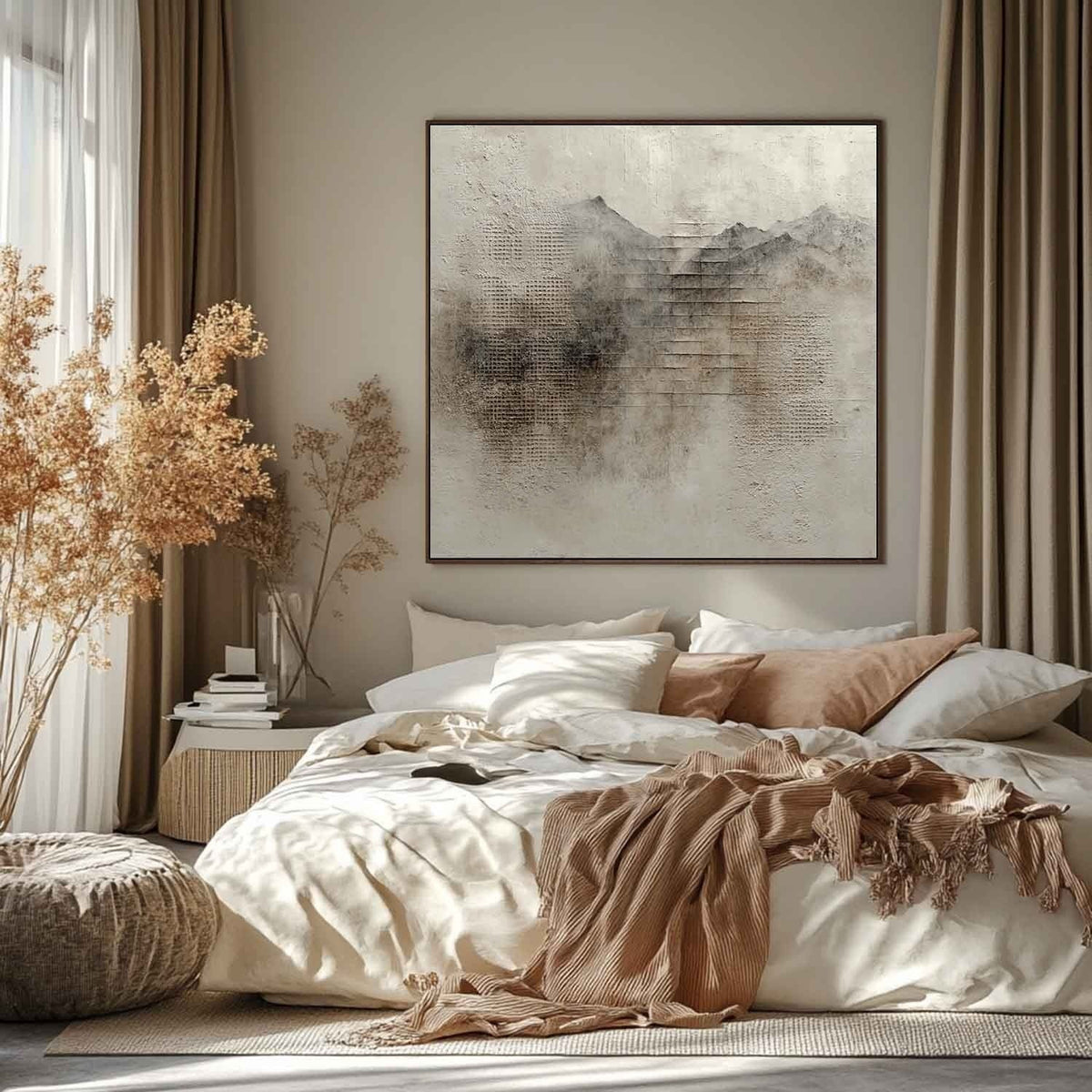 Wall Art Wabi-Sabi Painterly Raw Calm