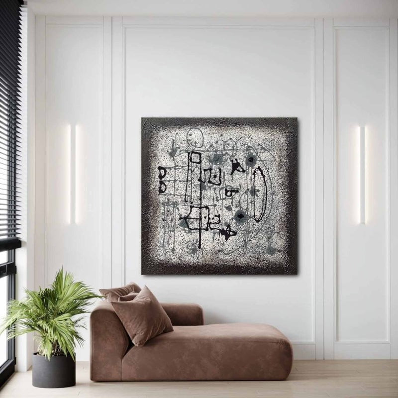 Wall art Minimalist Monochrome Line Wabi-Sabi