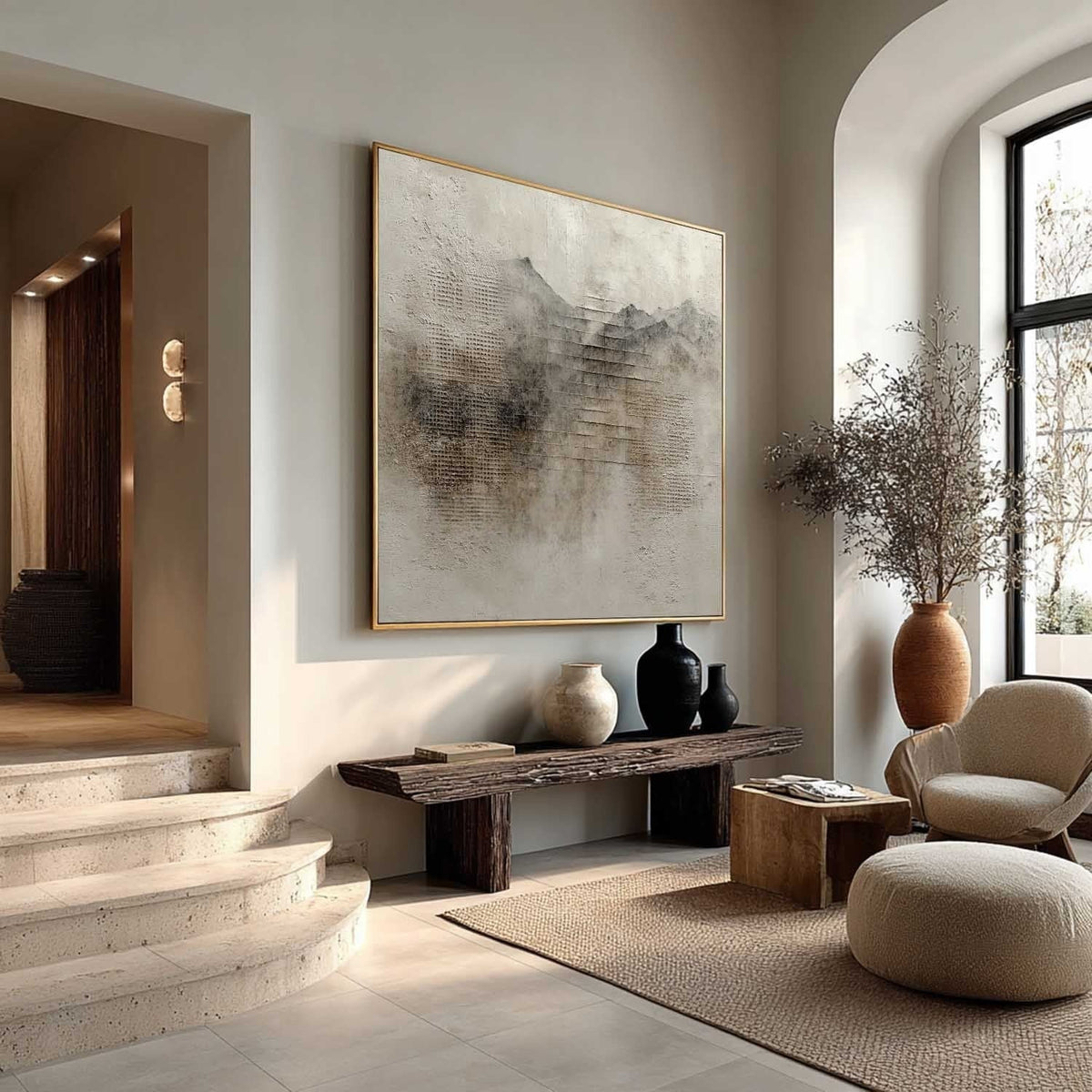 Wall Art Wabi-Sabi Painterly Raw Calm