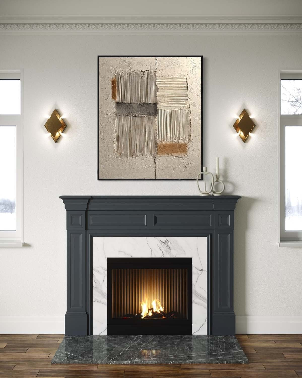 Wall Art Wabi-Sabi Abstract Modern