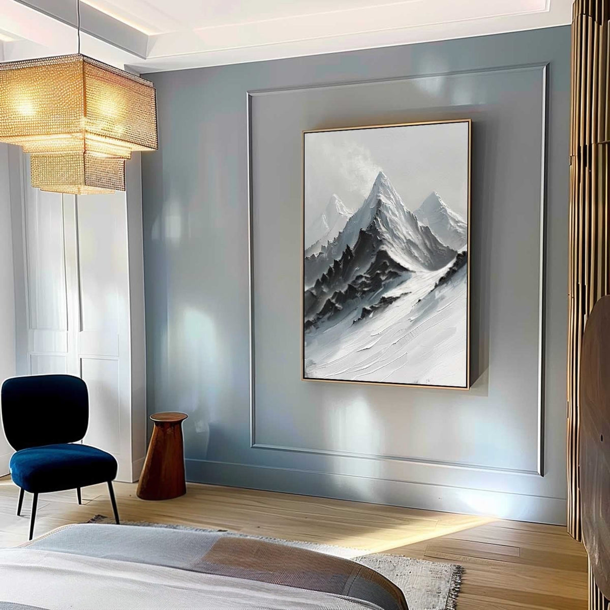 Wall Art Majestic Snow Capped Mountain