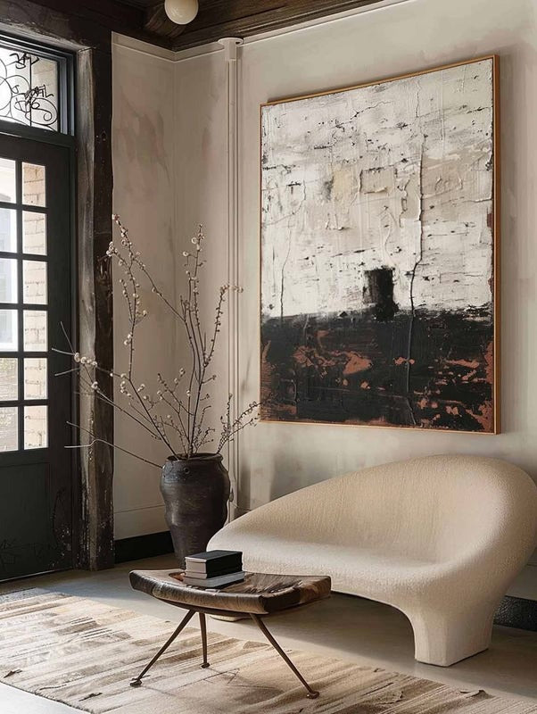 Wall Art Minimalist Neutral Abstract
