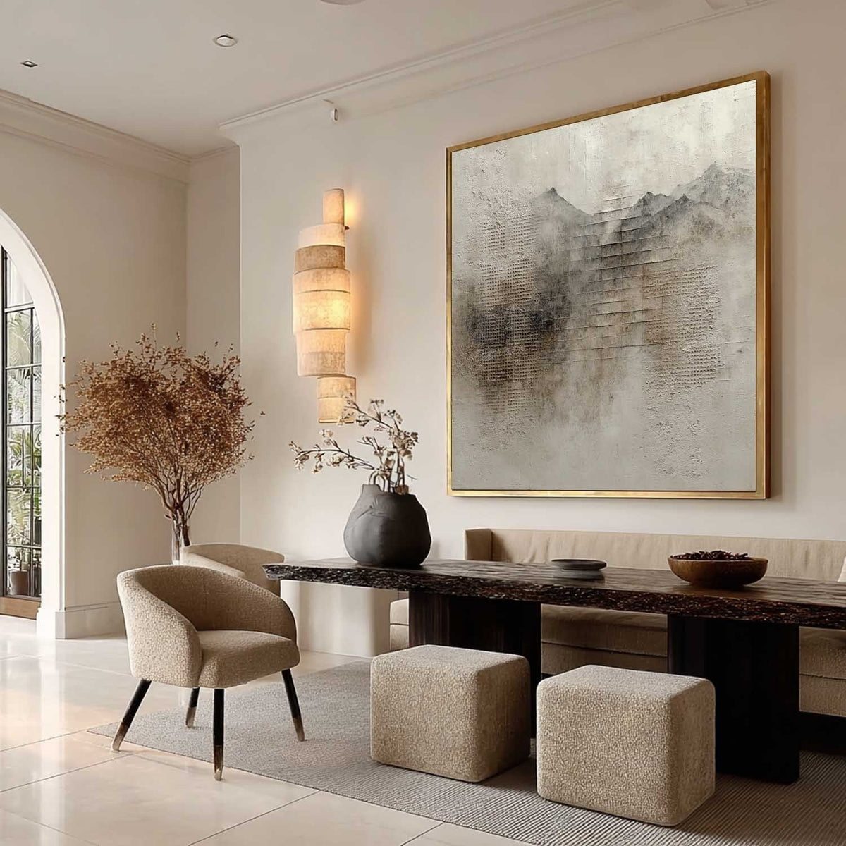 Wall Art Wabi-Sabi Painterly Raw Calm