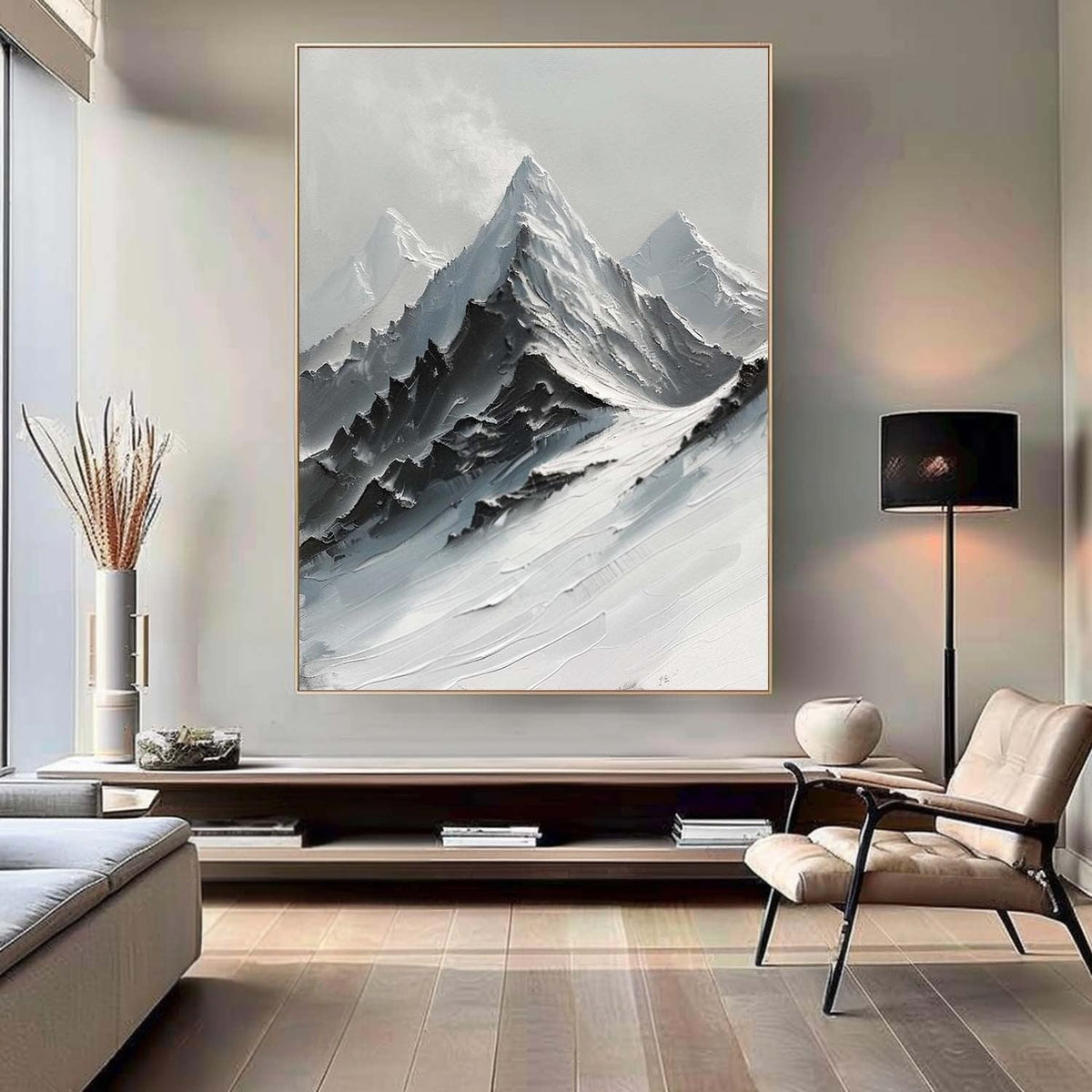 Wall Art Majestic Snow Capped Mountain