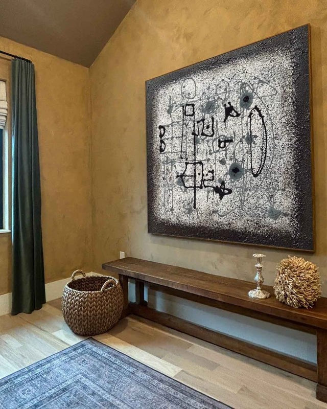 Wall art Minimalist Monochrome Line Wabi-Sabi