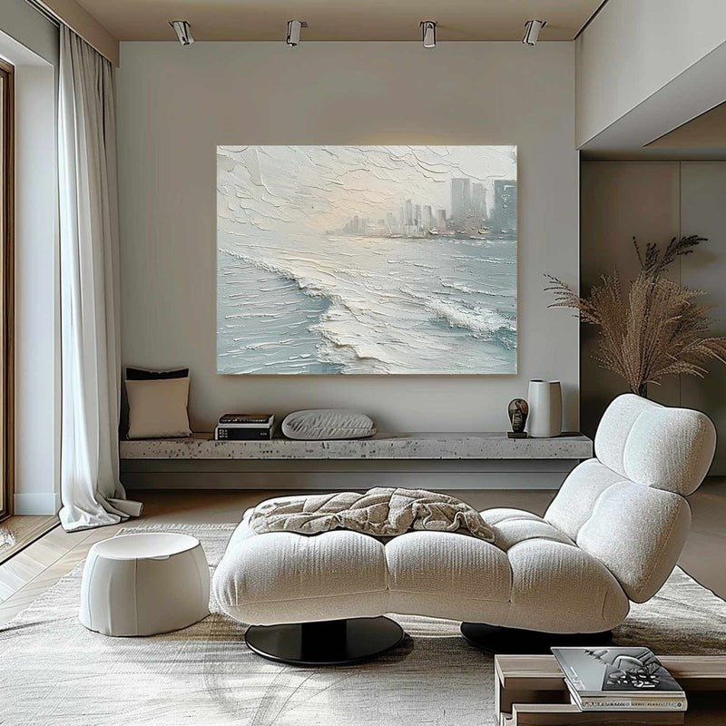 Wall Art Misty Coastal Cliffs Seascape