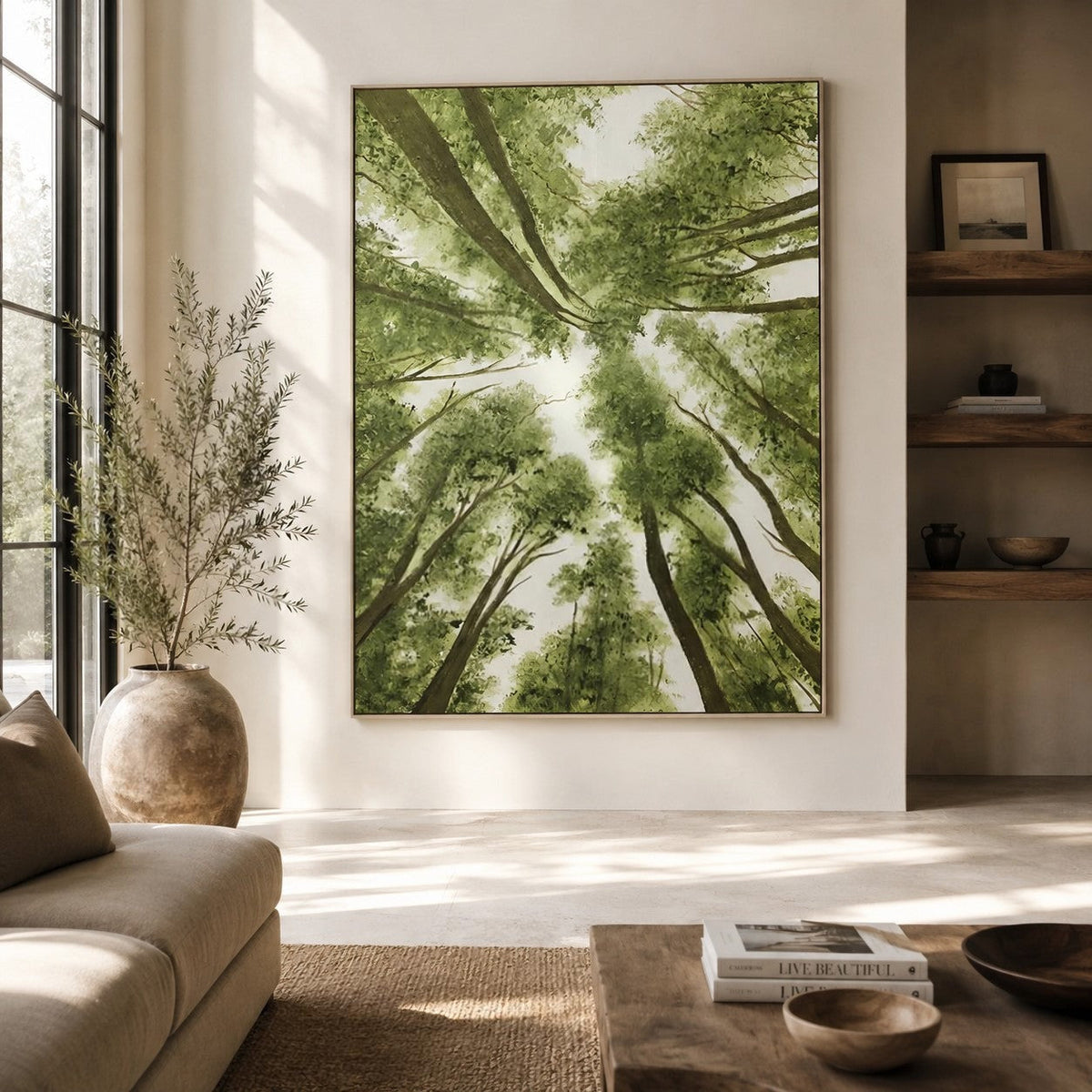 Wall Art Landscape Tree Vibrant Playful