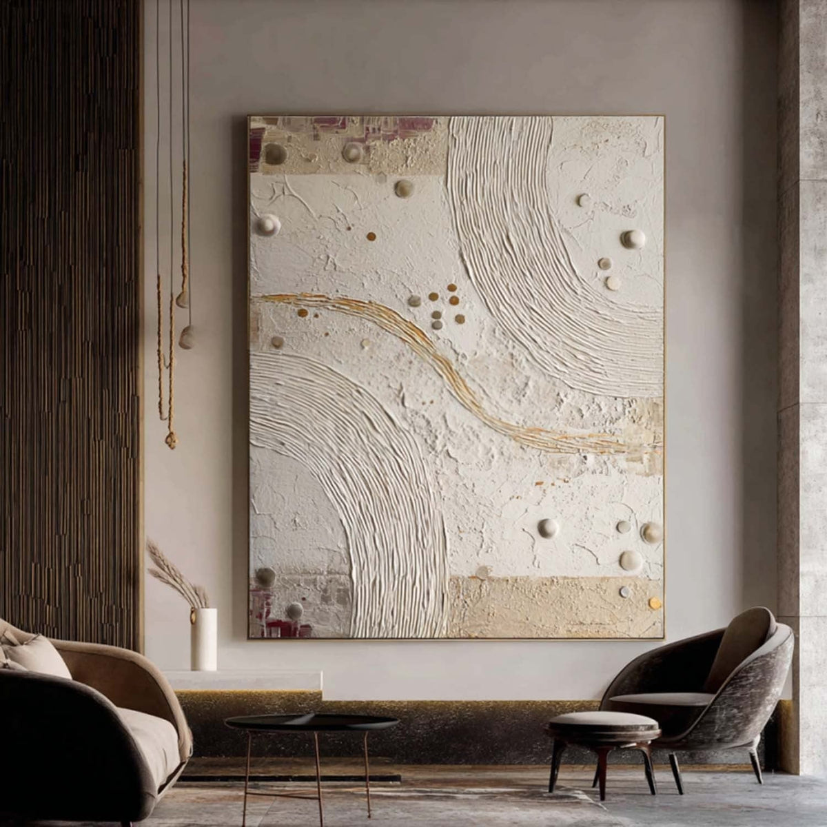 Wall Art Minimalist 3D Bubble Abstract Flowing