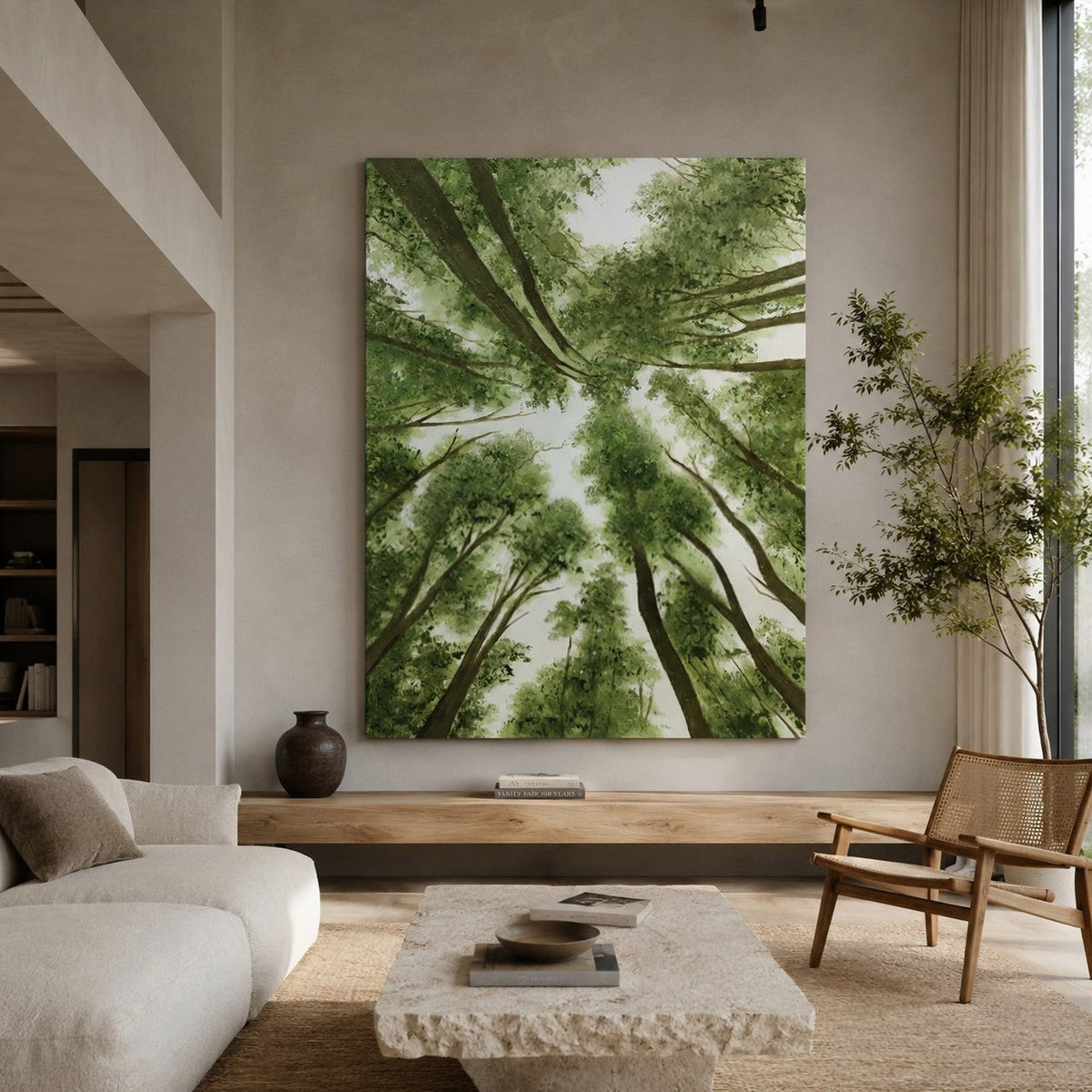 Wall Art Landscape Tree Vibrant Playful