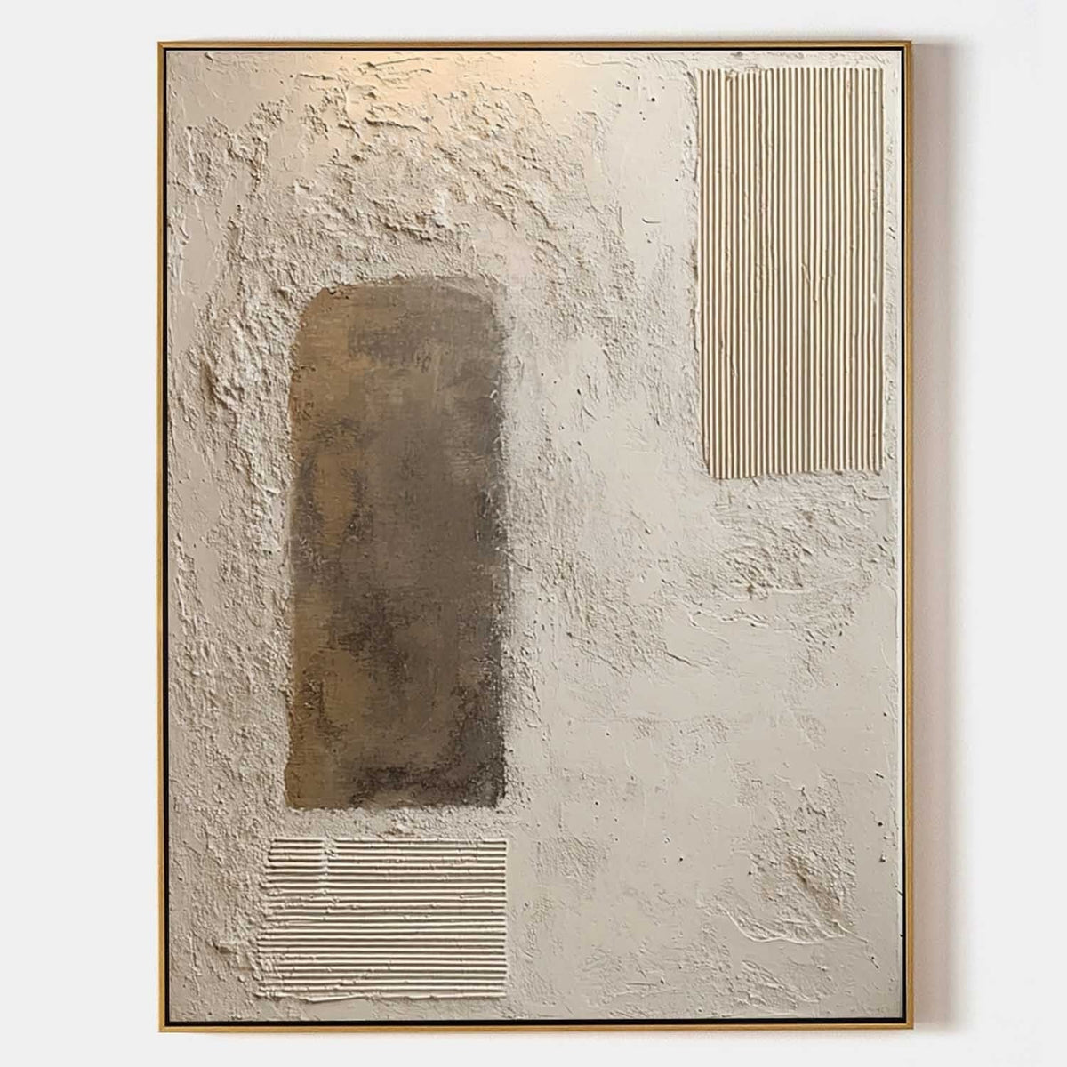 Wabi-Sabi Multi-Texture Abstract Painting