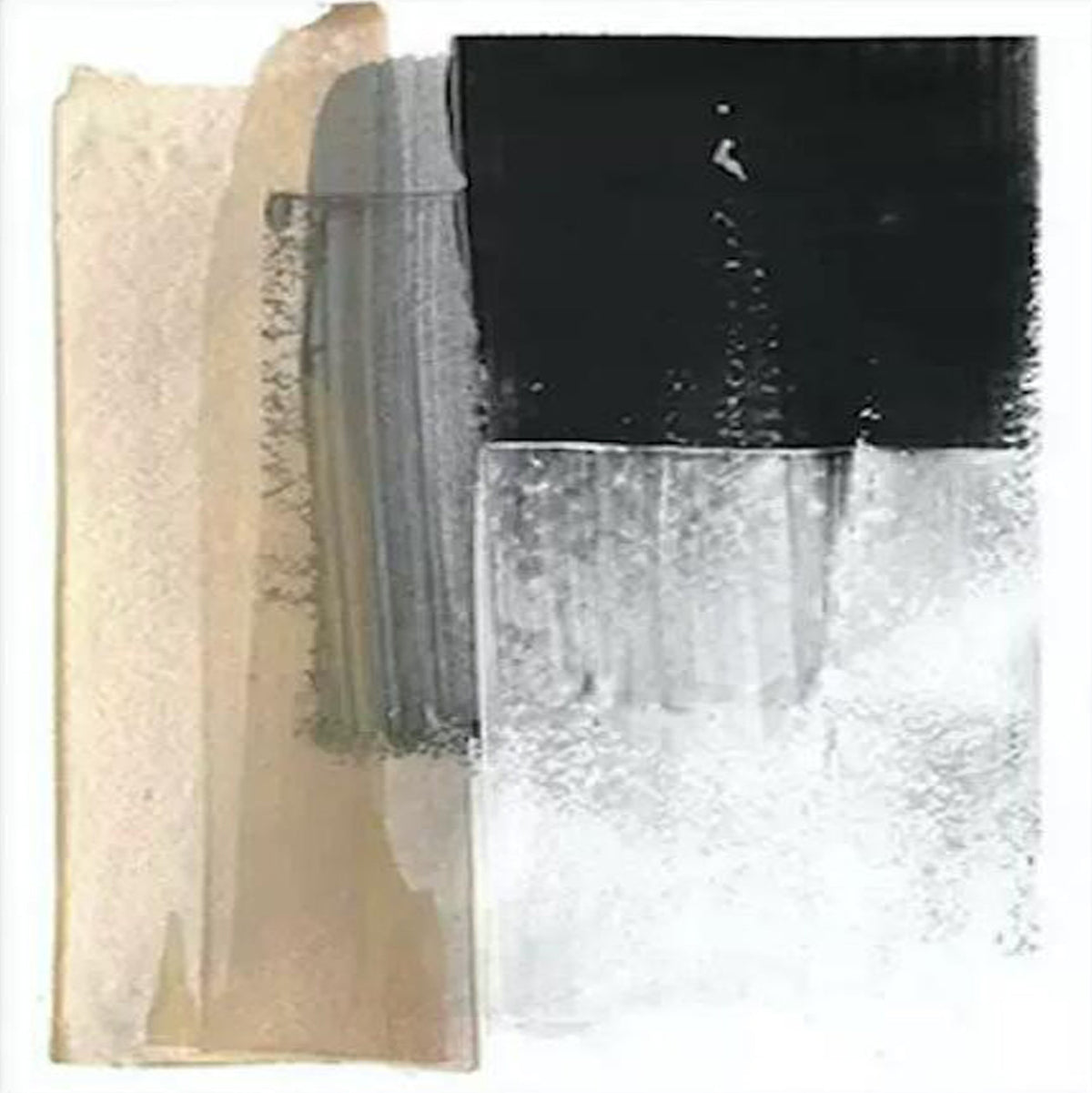 Wall Art Square Triptych Plaster Abstract