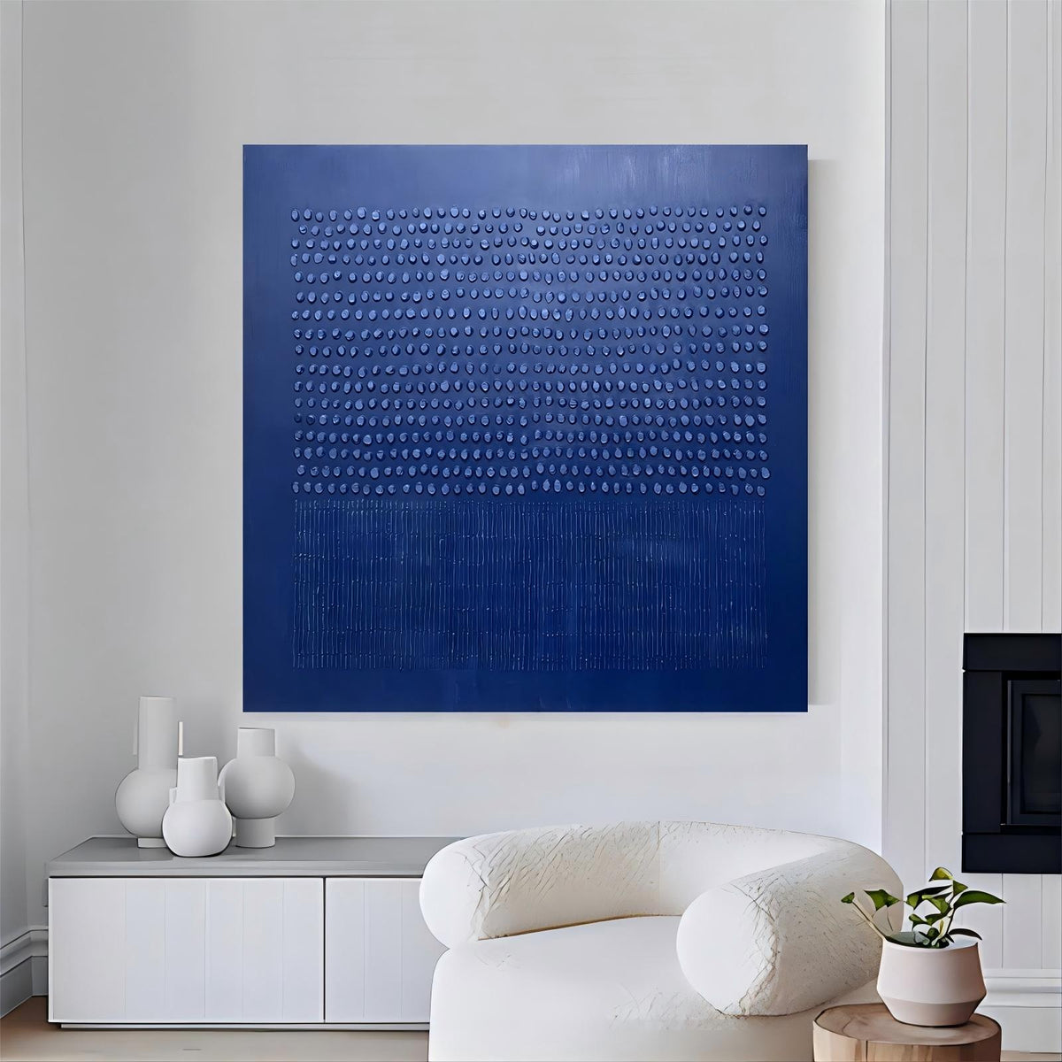 Wall Art Minimalist Textured Geometric
