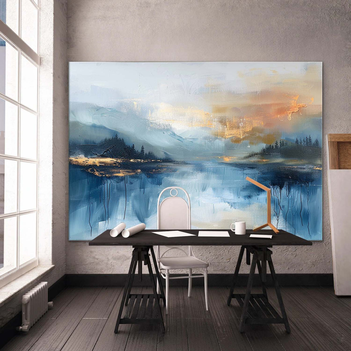 Wall Art Landscape Abstract Modern Atmosphere