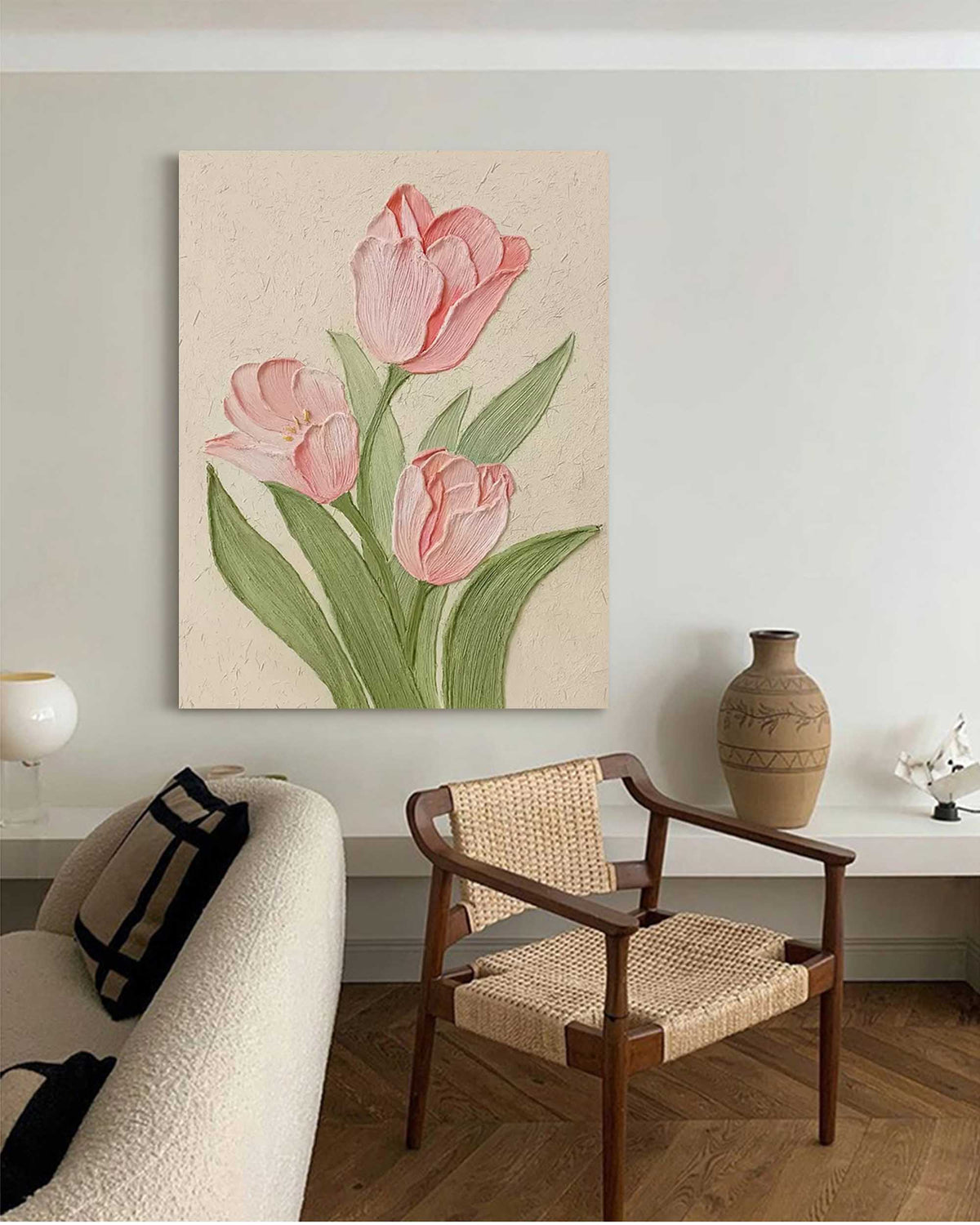 Wall Art Flower Contemporary Serene