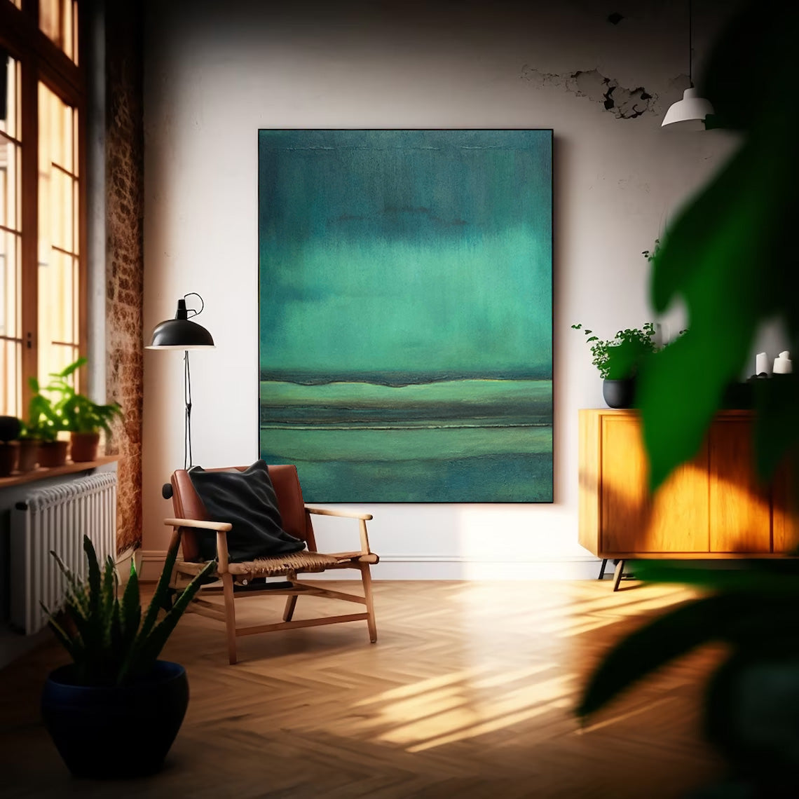 Wall Art Minimalist Gradient Atmospheric