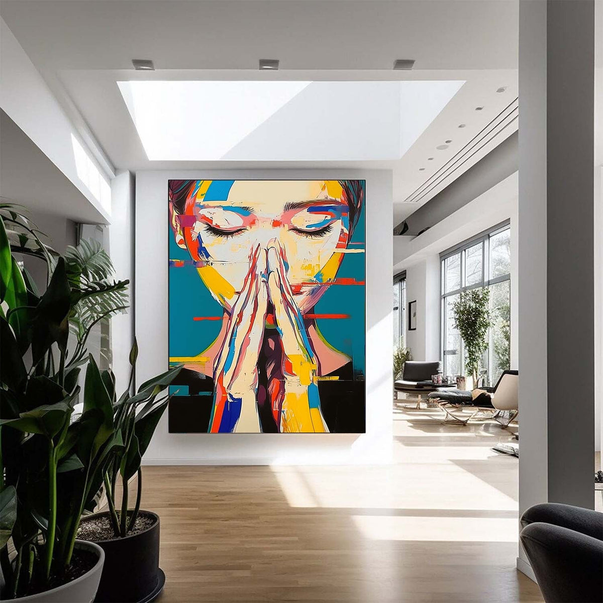 Wall Art Vibrant People Emotional Atmosphere