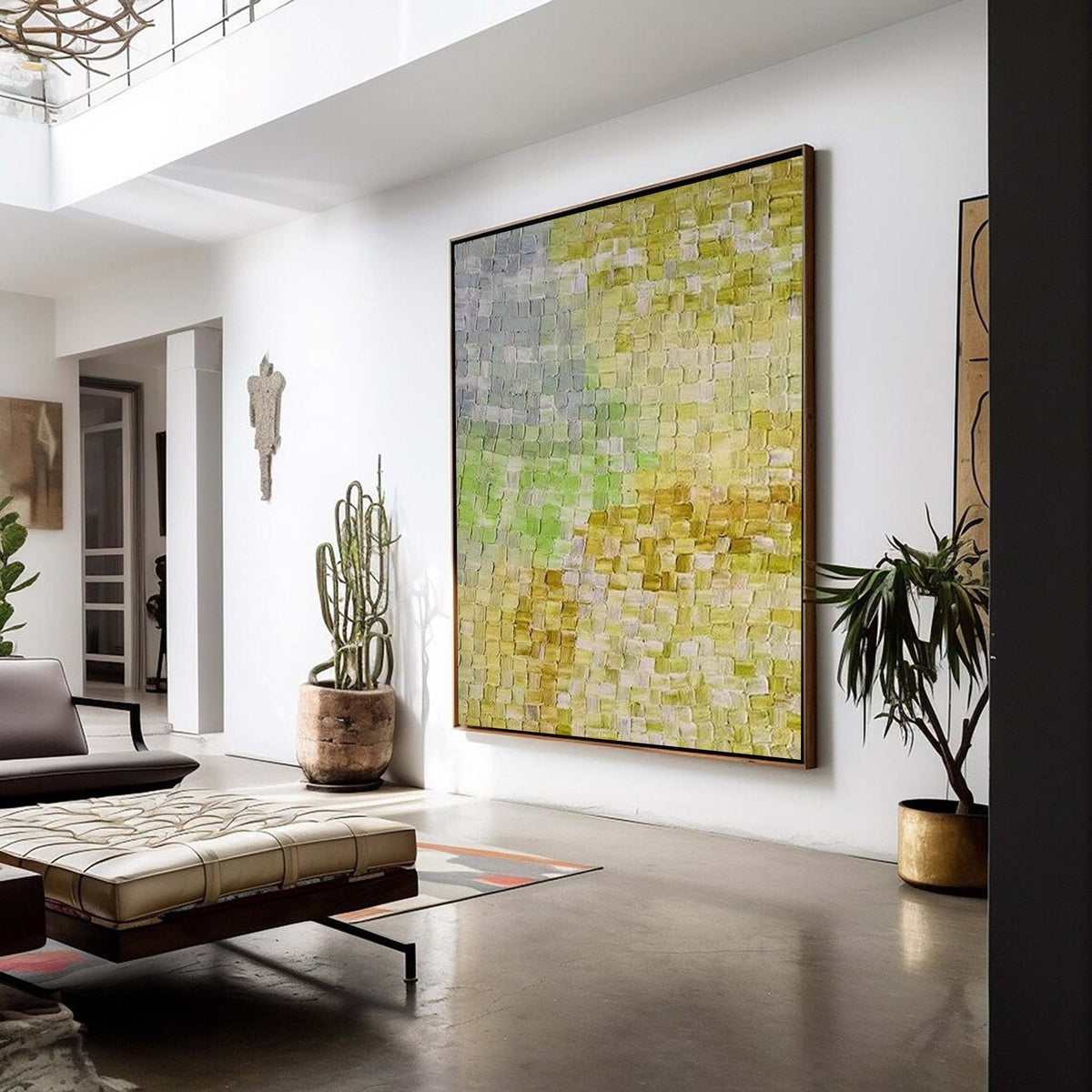 Wall Art Abstract Impasto Elegant Natural