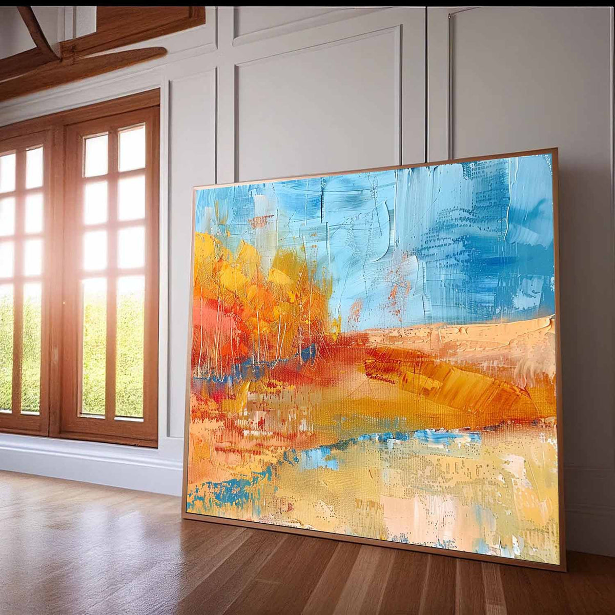 Wall Art Contemporary Abstract Expressionist Autumn