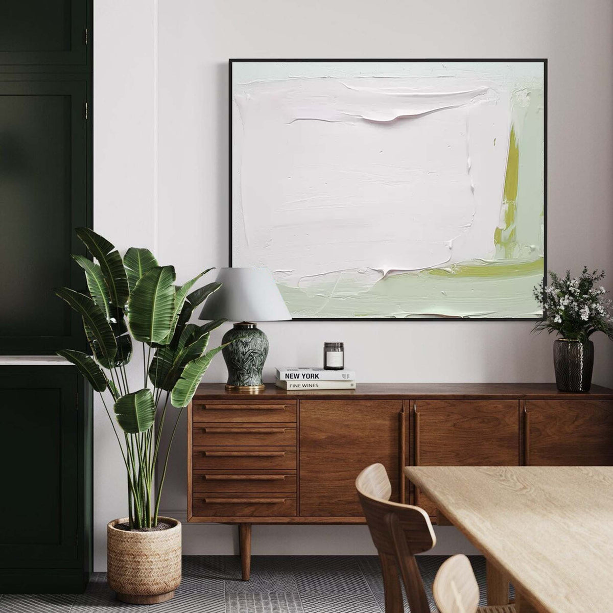Wall Art Abstract Minimalist Moody Modern