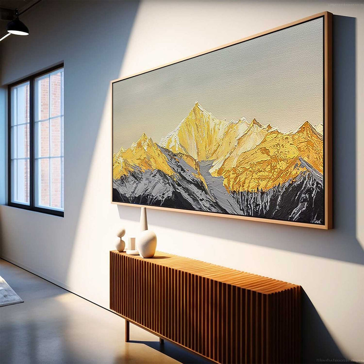 Wall Art Landscape Impasto Contemporary Majestic