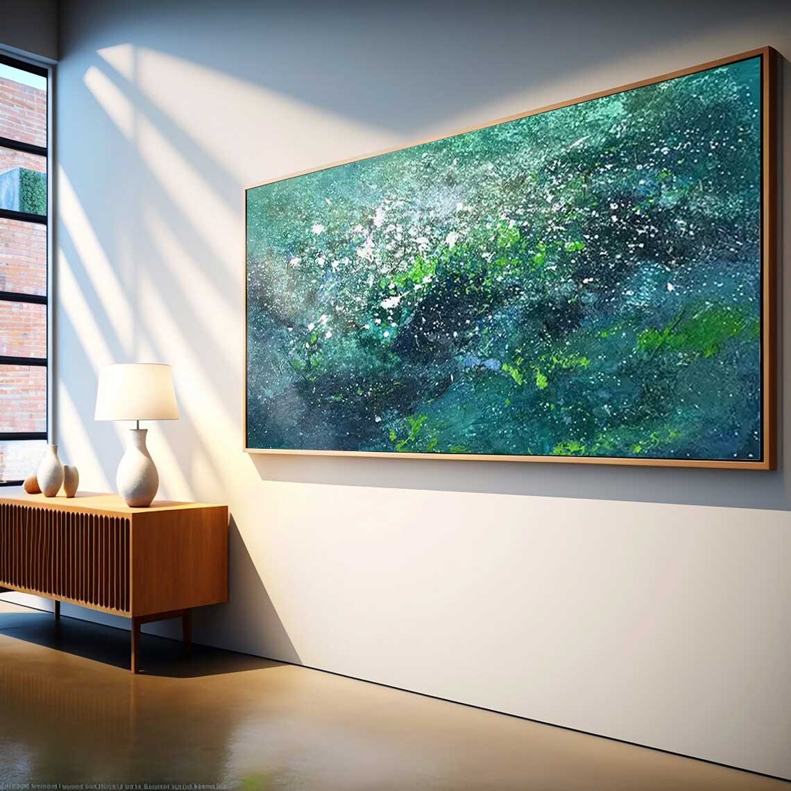 Wall Art Abstract Gradient Energetic Modern