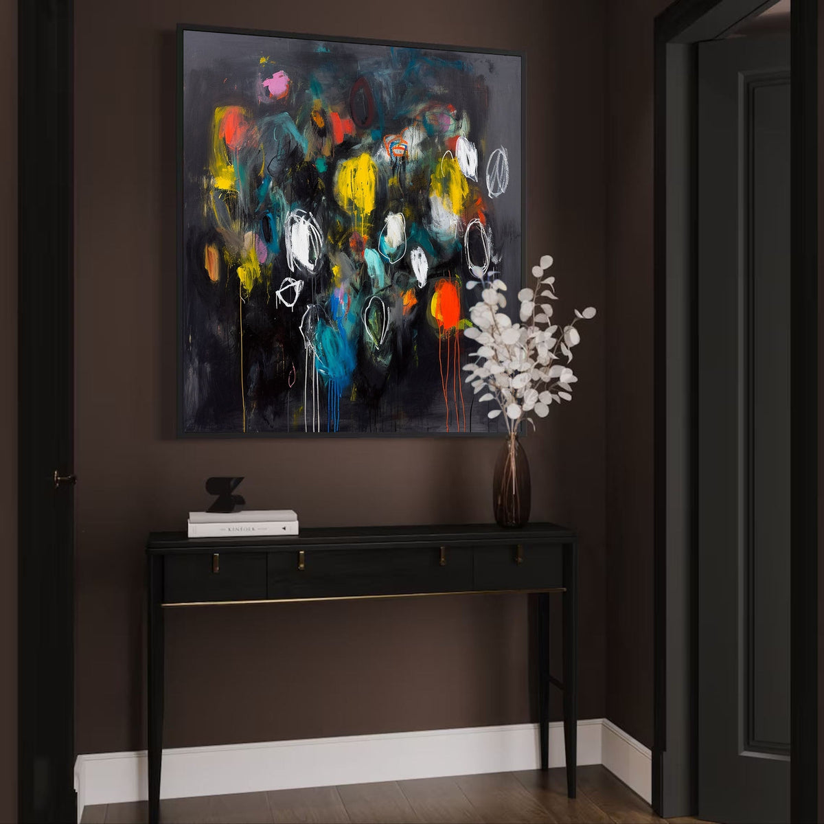 Wall Art Abstract Playful Energetic Retro