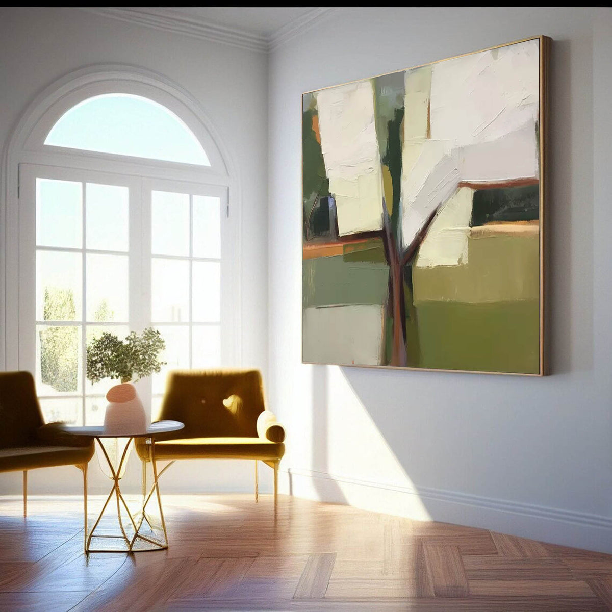 Wall Art Abstract Modernist Geometric Elegant