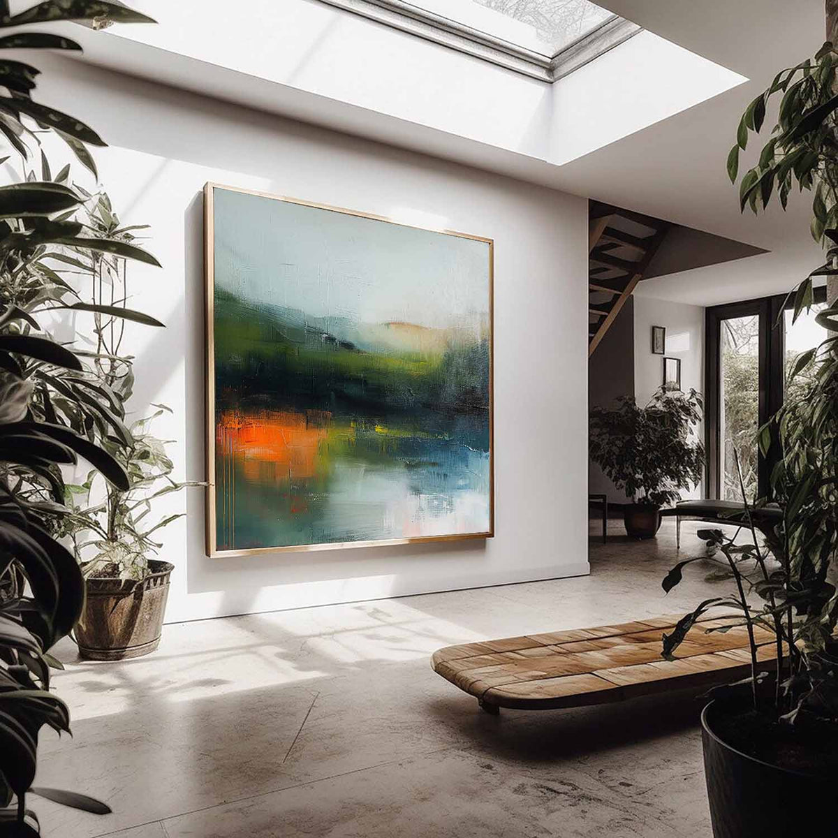 Wall Art Abstract Natural Impasto Landscape Modern