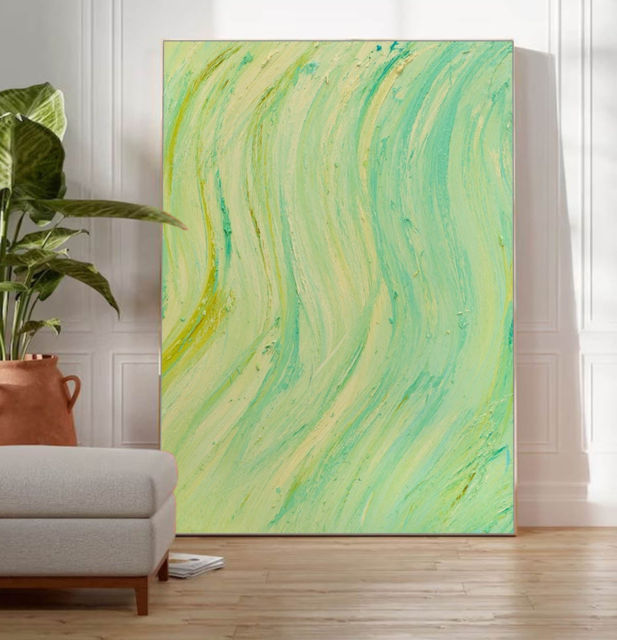 Wall Art Minimalist Modern Organic Abstract Serene
