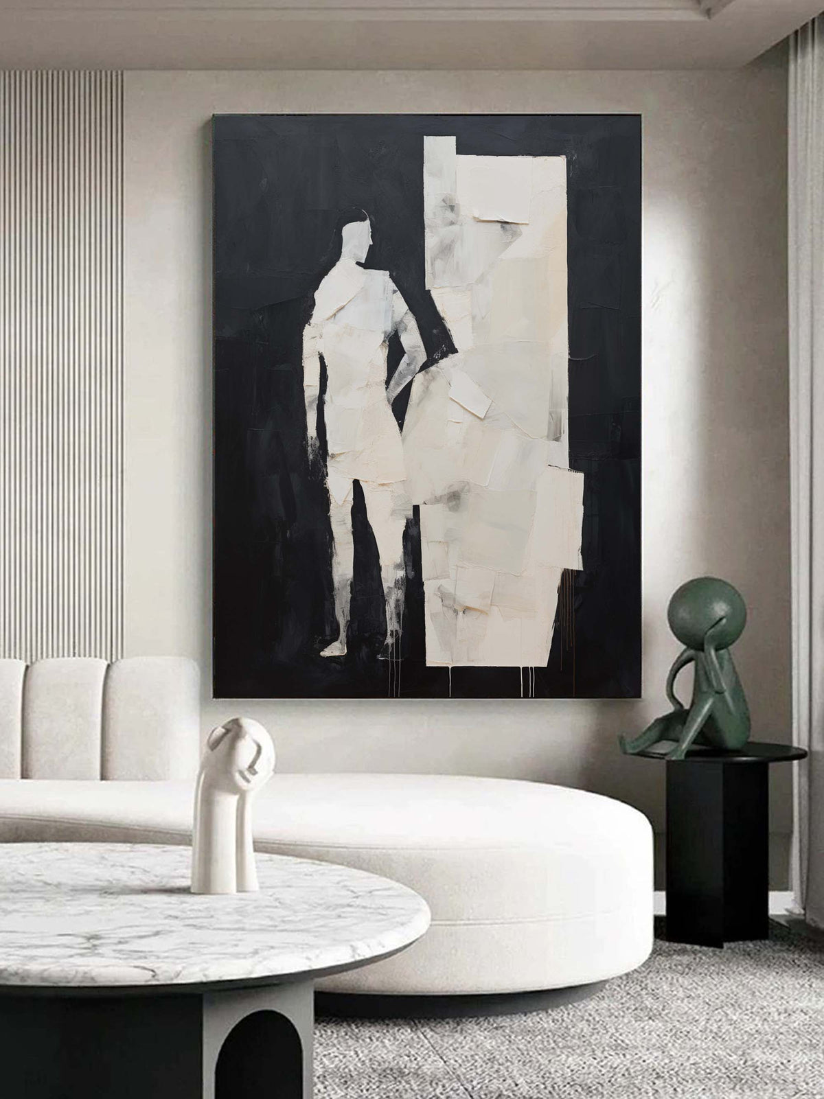 Wall Art Contemporary Minimalist Figurative Art Chic