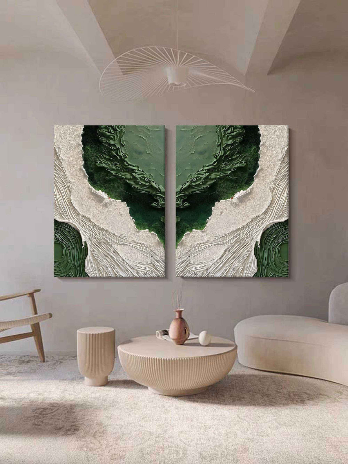 Wall Art Abstract Irregular Wavy Modern