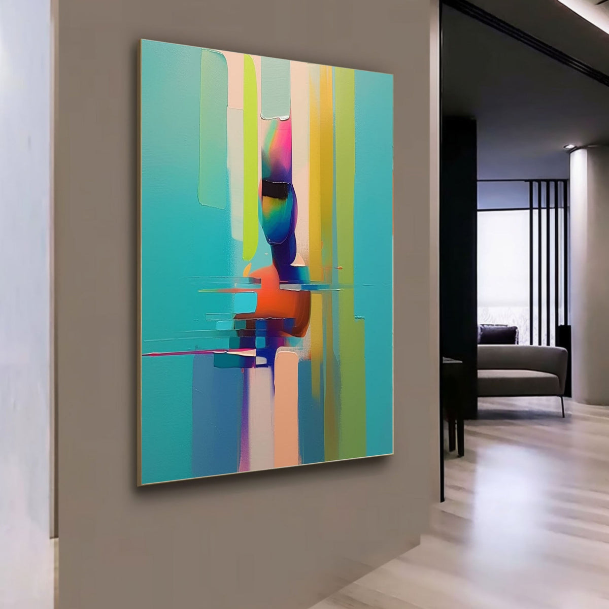 Wall Art Palette Colorful Abstract Contemporary