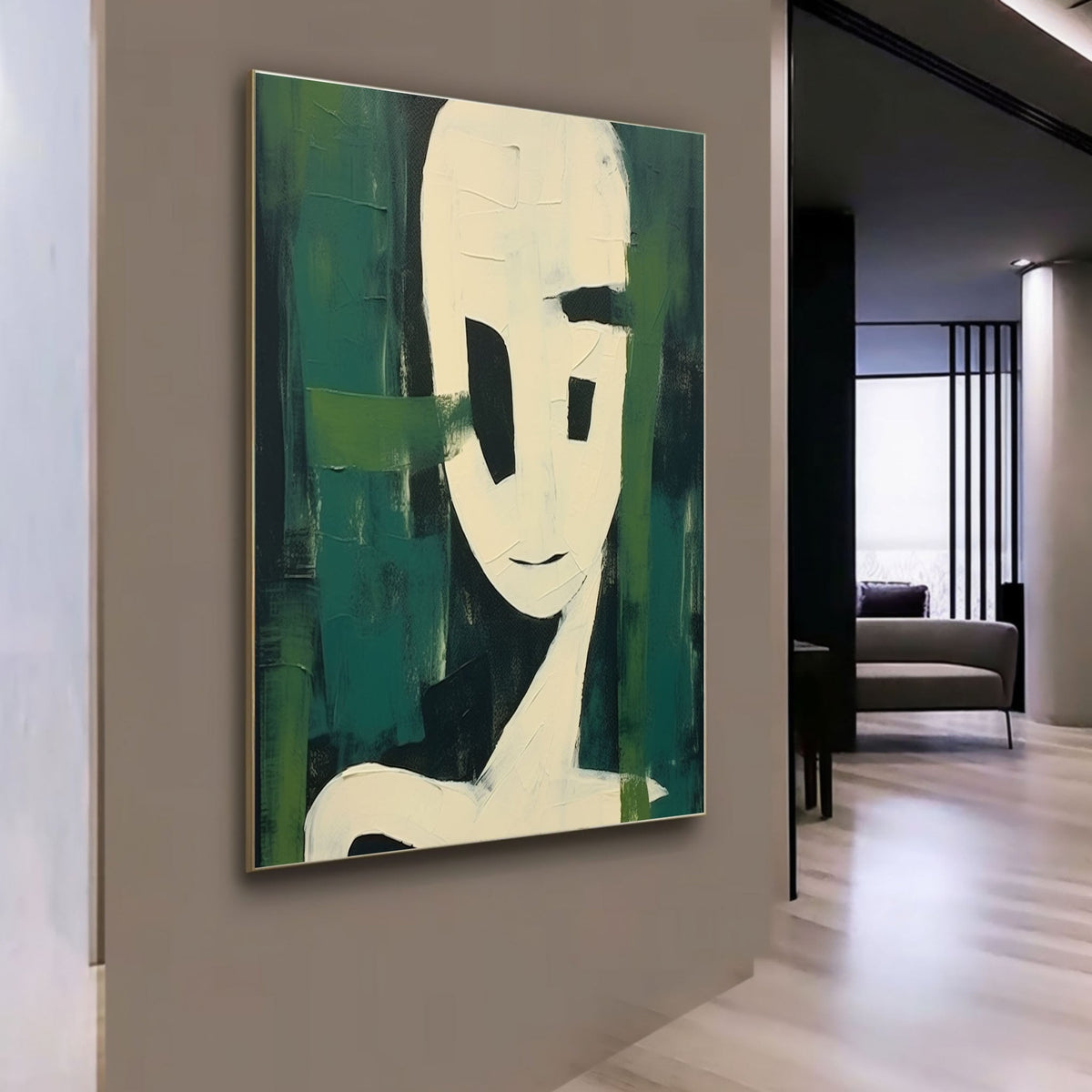 Wall Art Vertical Minimalist Figure