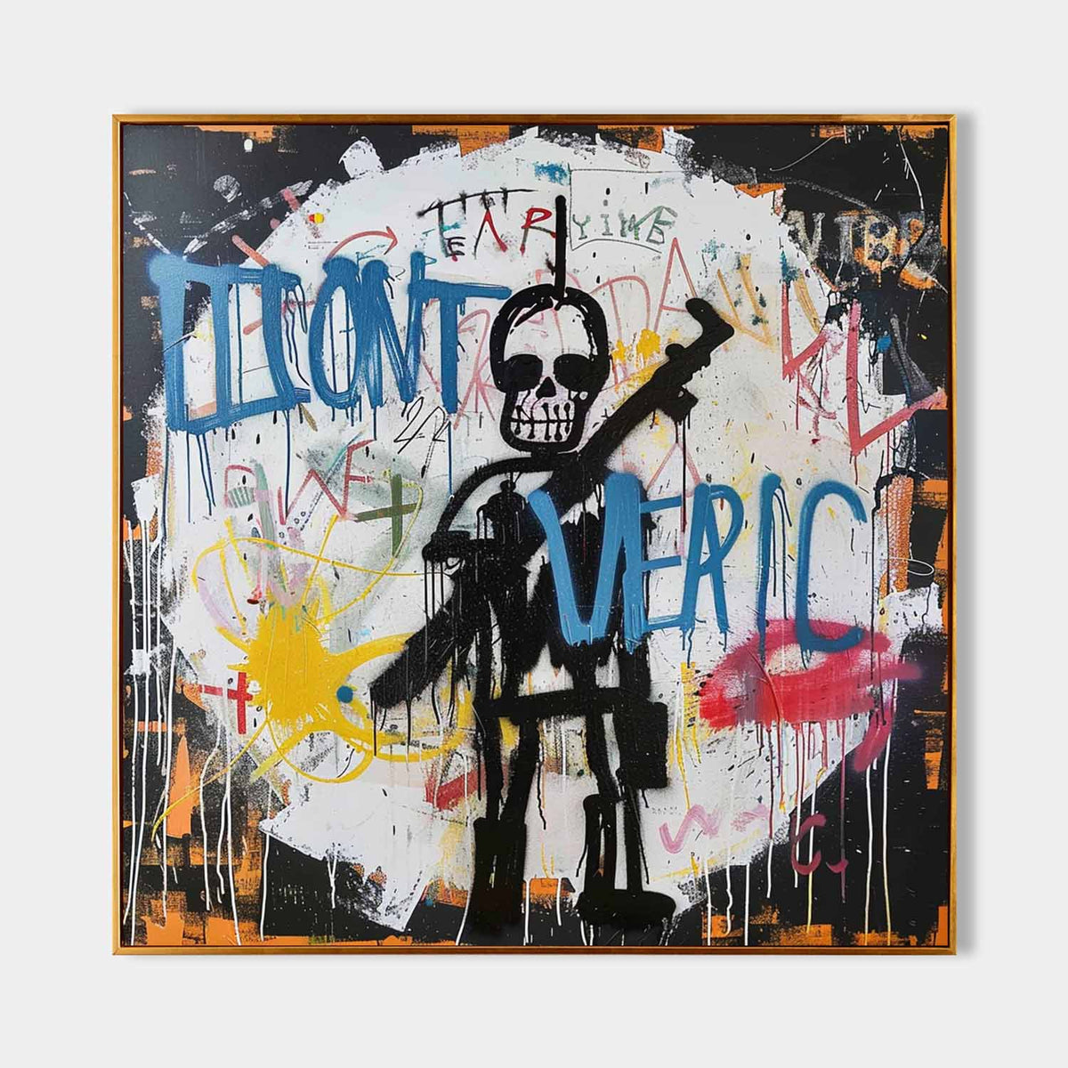 Wall Art Abstract Graffiti Street Icon Urban Contemporary