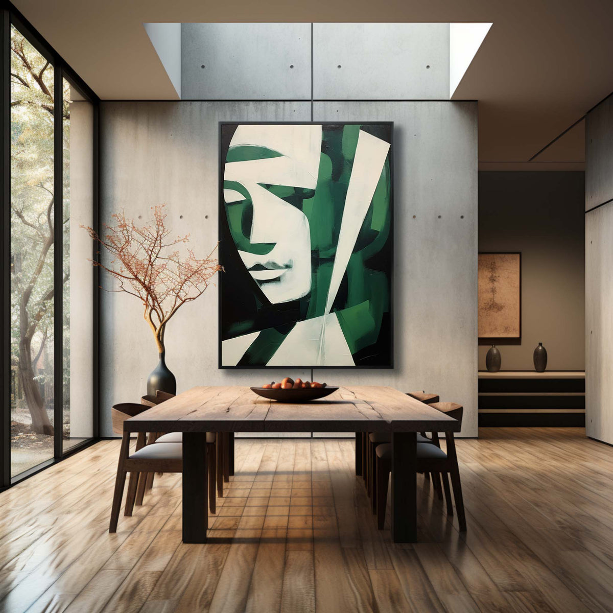 Jade Contemporary Minimalist Wall Art