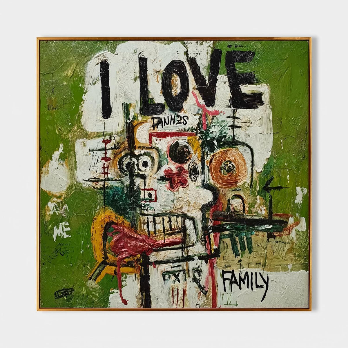 Graffiti Abstract Oil Painting