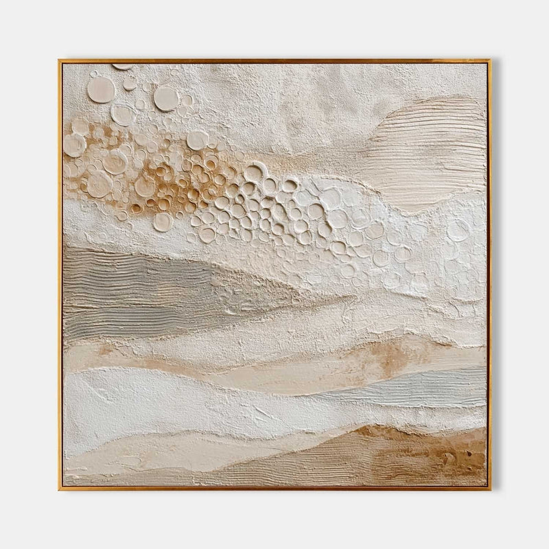 Wall Art Neutral Circle Abstract Minimalist Painting