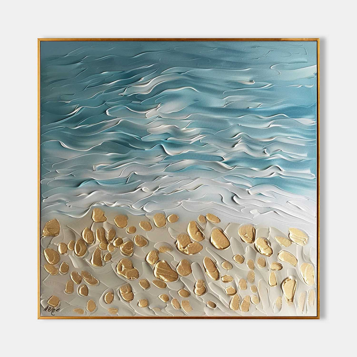 Wall Art Beach Scene Coastal Impressionist