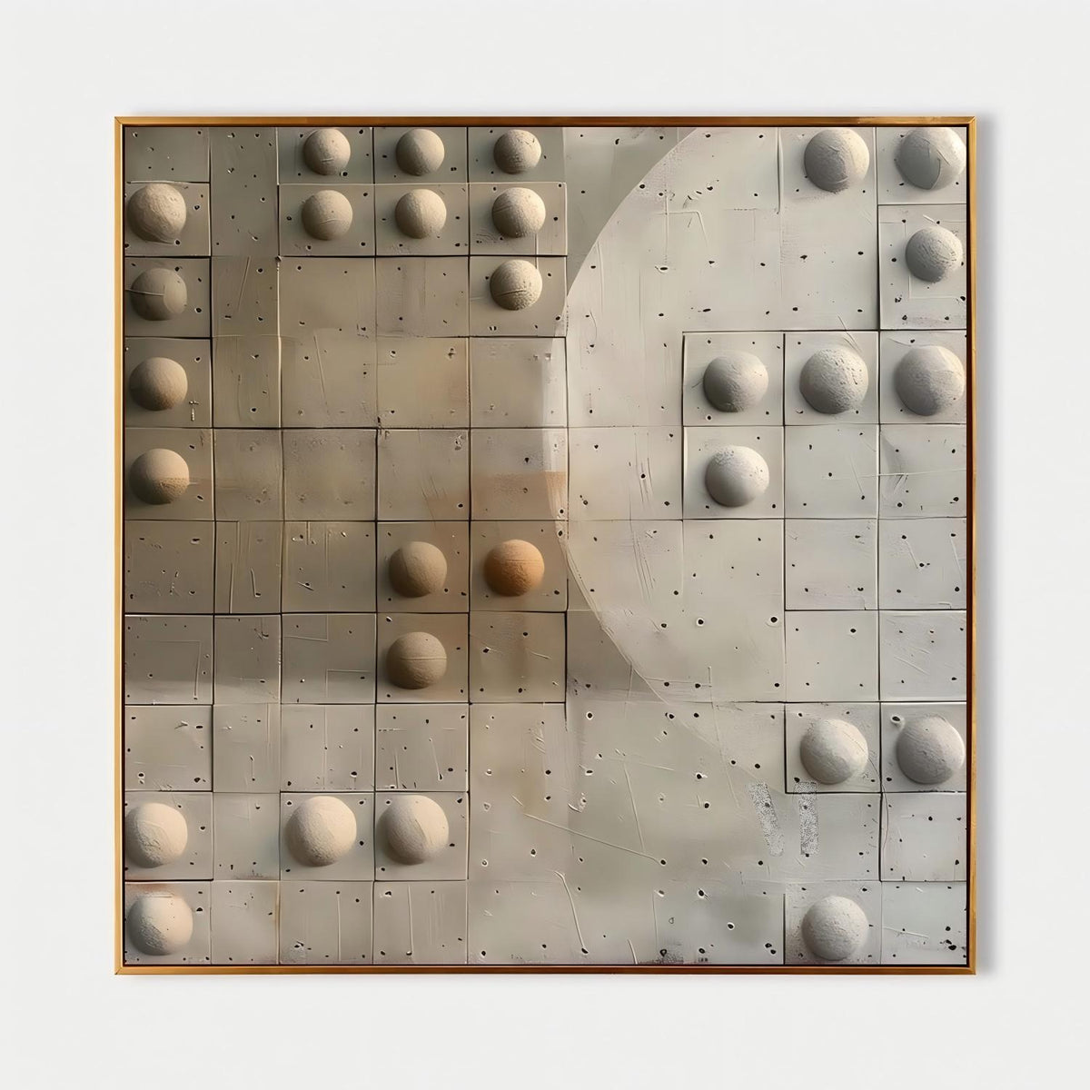Wall Art Wabi-Sabi Geometric Relief Modern