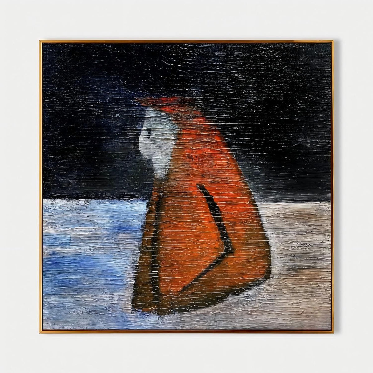 Wall Art Square Minimalist Figure