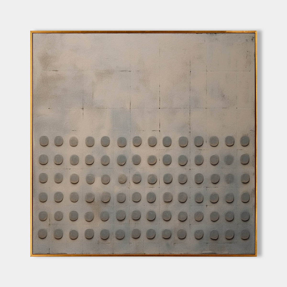 Wall Art Dot Grid Texture Oil Painting