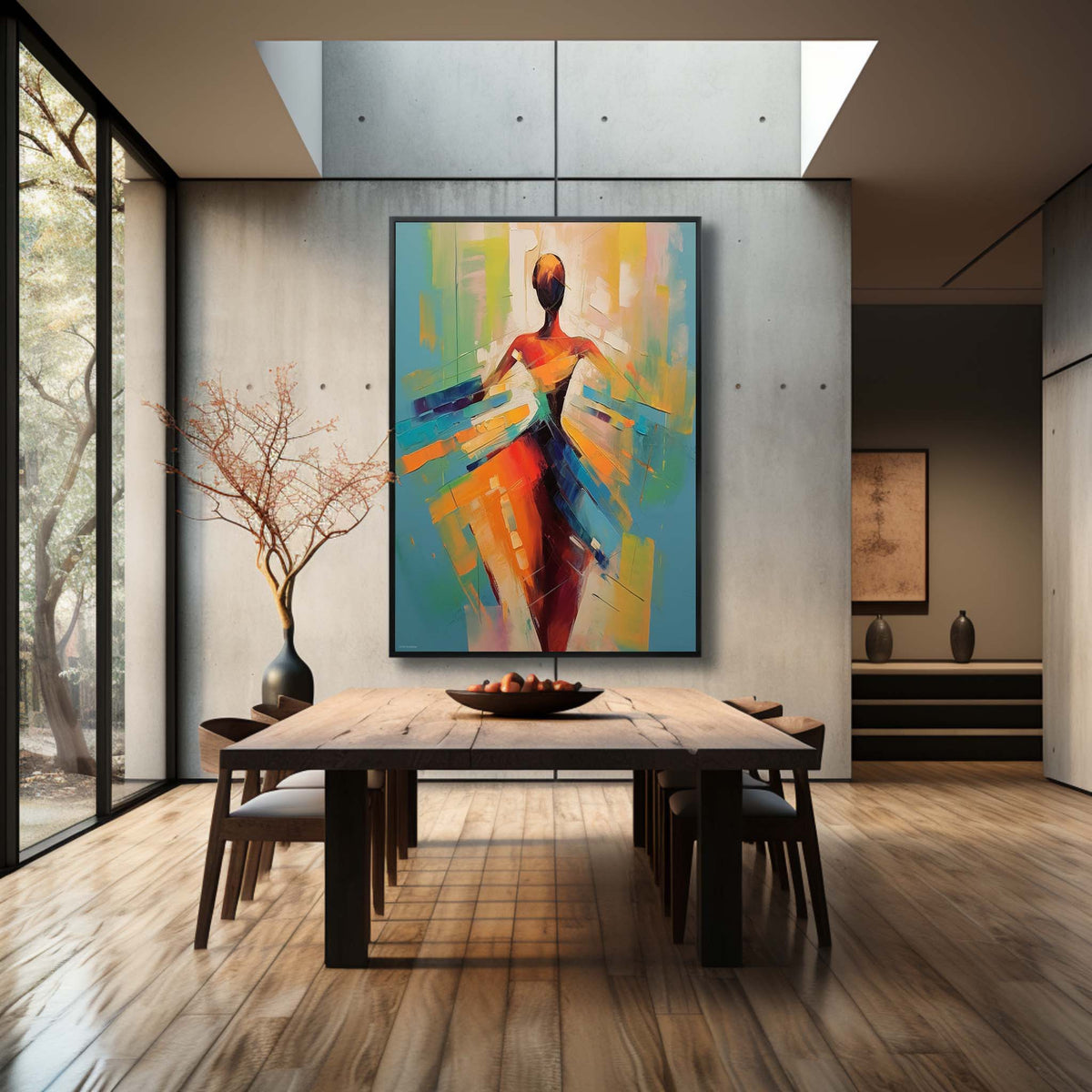 Wall Art Palette Vibrant Modern Edgy