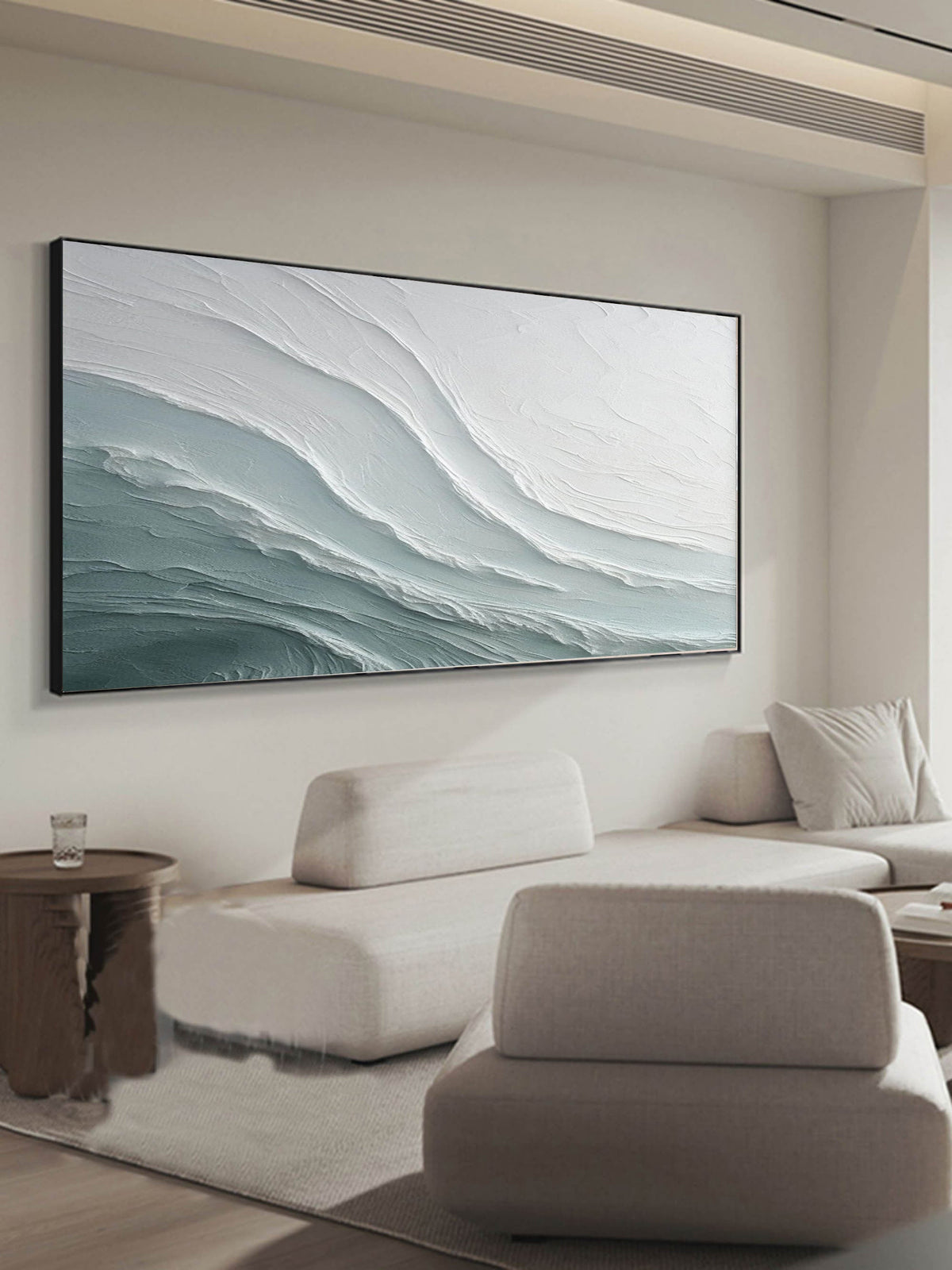 Cloudy Plaster Art Texture Painting