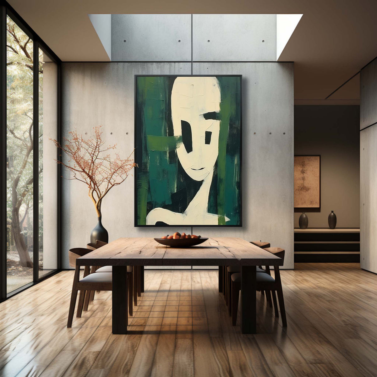 Wall Art Vertical Minimalist Figure