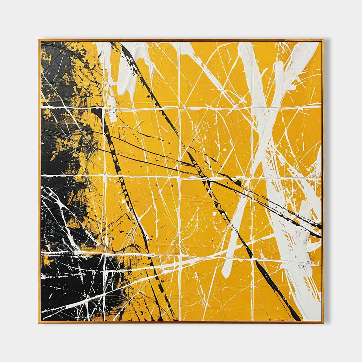 Wall Art Square Abstract Expressionist Graffiti Art
