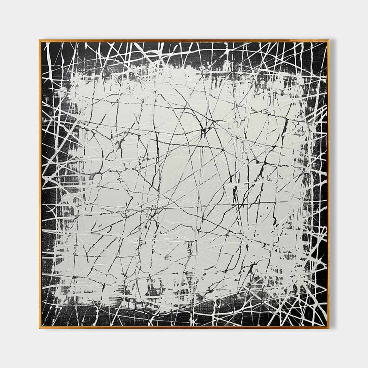 Wall Art Dynamic Overlapping Linear Abstract