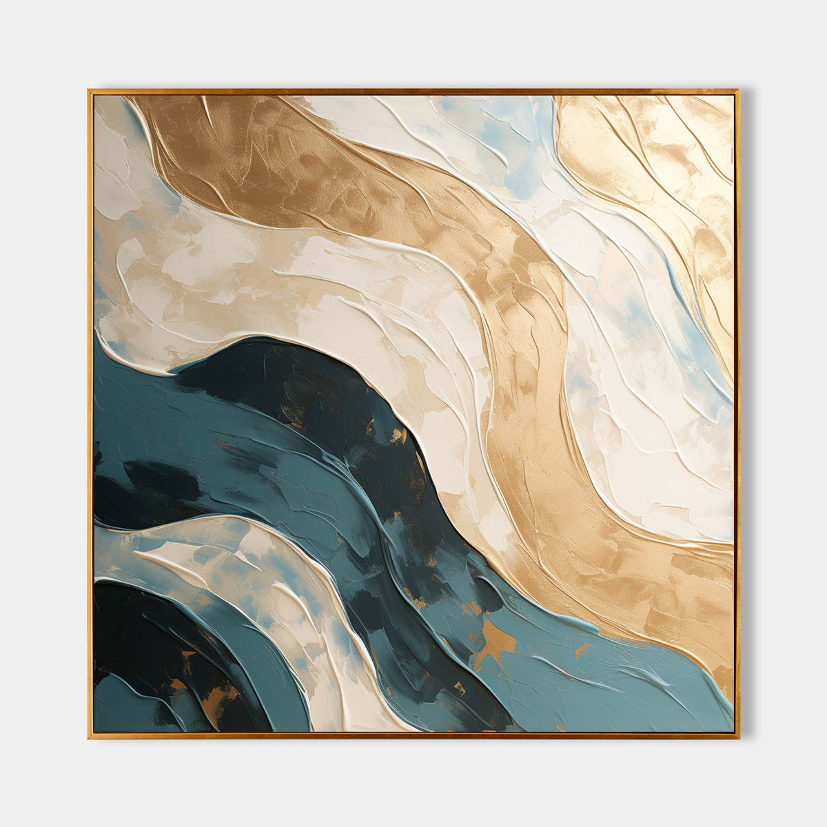 Wall Art Plaster Green Contemporary Modern